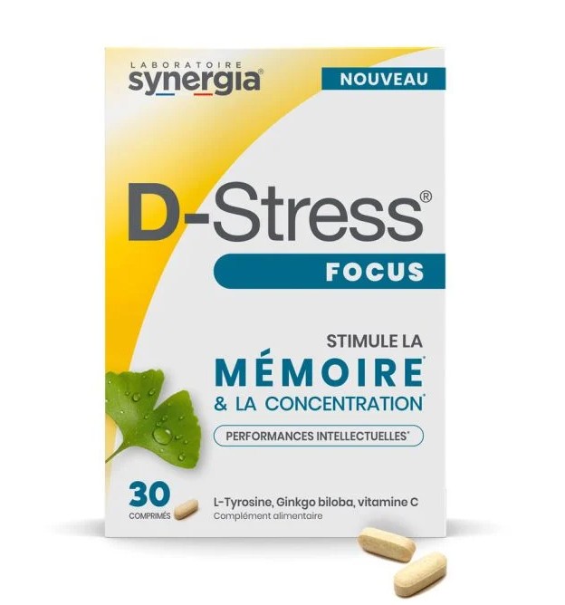 D-Stress Focus Mémoire et Concentration 30 Comprimés